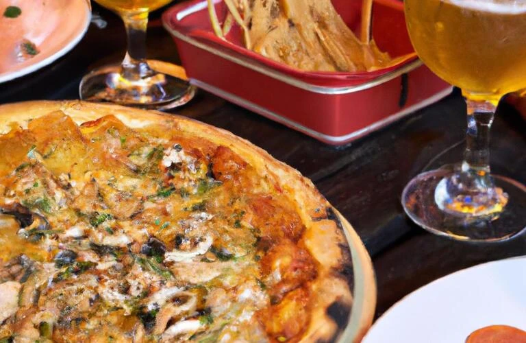 夜の深まりに輝くピザとパスタの魅力を堪能